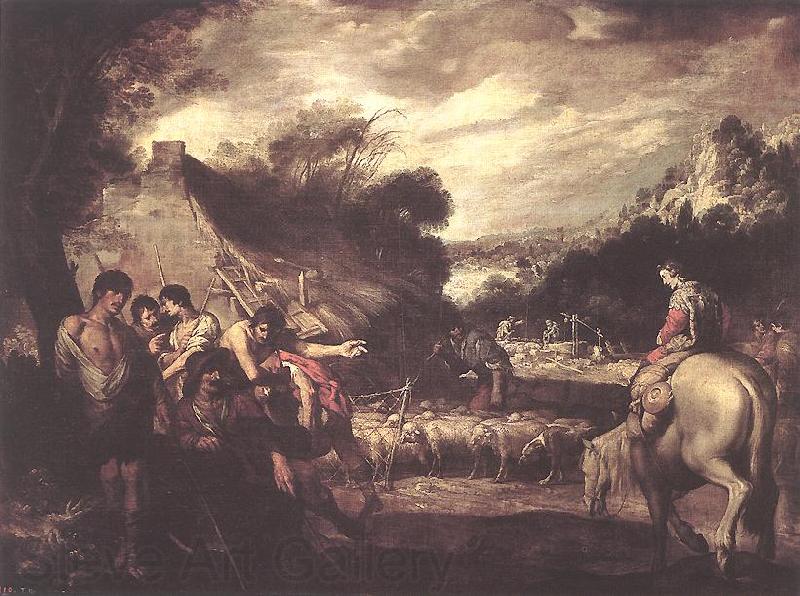 CASTILLO, Antonio del Joseph and his Brethren Norge oil painting art